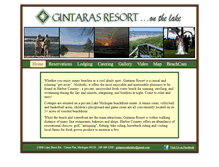 Tablet Screenshot of gintarasresort.com